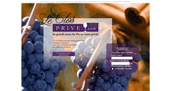 Desktop Screenshot of leclos-prive.com