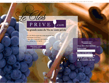 Tablet Screenshot of leclos-prive.com